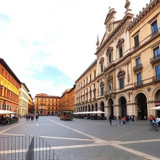 Piazza Maggiore a Bologna, Emilia-Romagna